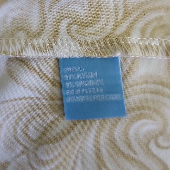 J. McLaughlin Equestrian Print Top Three Quarter Sleeve, Ivory Color NWOT - Picture 4 of 5